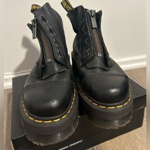 Lightly worn platform Doc Martens